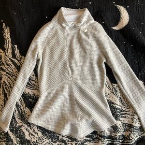 PrAna Cowl Neck Wool Sweater